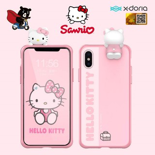 【Hello Kitty正版授權】X-doria 立體凱蒂系列 四角防摔 軟邊雙料保護殼 iPhone XS MAX 6