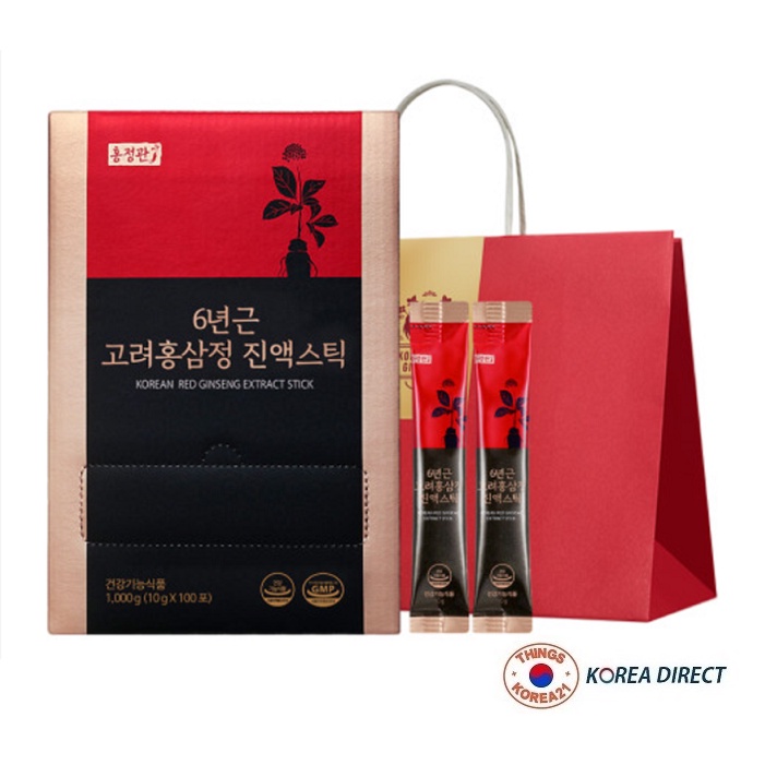 韓國直送 洪正官6年根高麗紅蔘濃縮液10ml（30~100包)/紅蔘濃縮液30%
