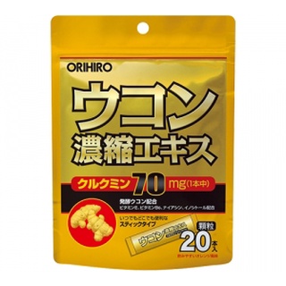日本直送ORIHIRO歐力喜樂 薑黃濃縮精華顆粒20袋