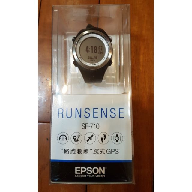 EPSON Runsense SF-710S 專業鐵人GPS軌跡記錄運動錶