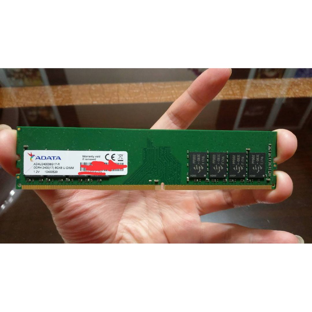威剛 ADATA DDR4-2400 8GB 桌上型(AD4U240038G17-R)
