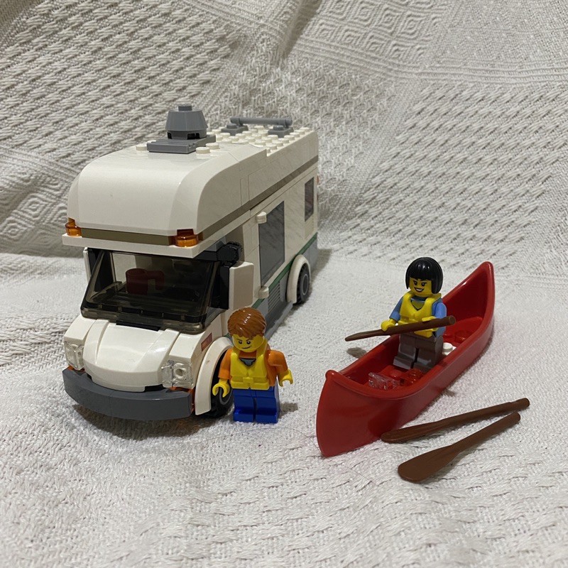 樂高 LEGO 城市系列 CITY 泛舟 露營車 野營車 Camper Van 60057
