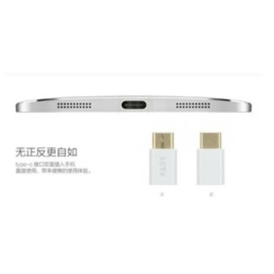 Micro USB to Tpye-c 轉接頭 Type-C公 -USB2.0 Micro B 母轉接頭 【白色】