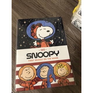 👍新賣場衝評價🔥快速出貨🔥現貨便宜出清全新正版授權史努比SNOOPY太空漫遊探索 橫式 筆記本 日記本 記事本