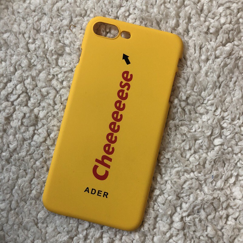 全新現貨 Cheese 可愛黃色手機殼 iPhone8plus 硬殼