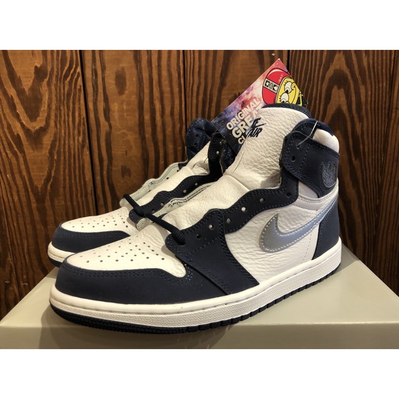 {OGC}NIKE AIR JORDAN 1 HIGH OG JP 海軍藍 銀勾 DC1788-100