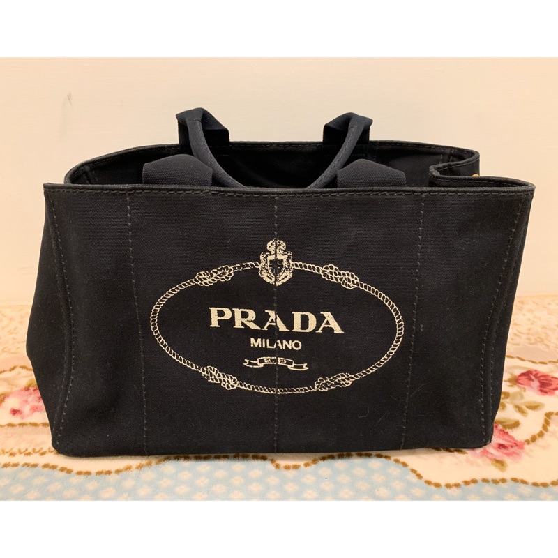 保證正品 Prada 大款帆布包 大容量 可當媽媽包 行李包