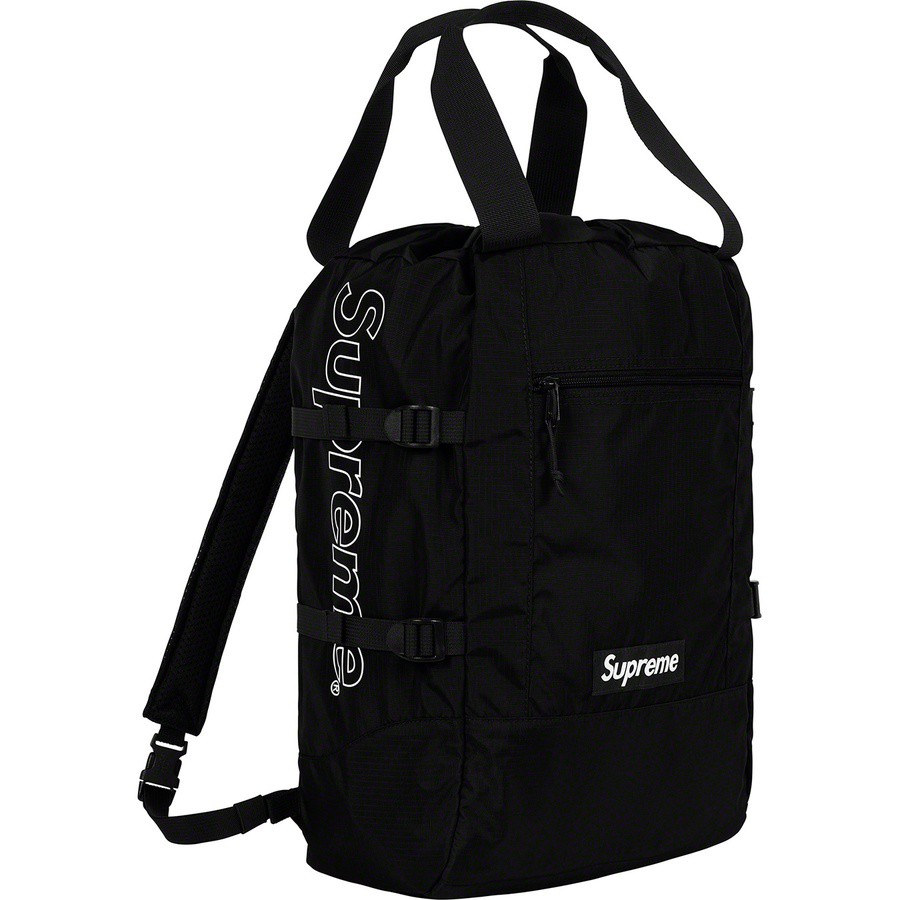 supreme ss19 backpack black