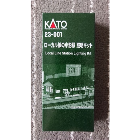 KATO 23-001【a】地方線的小型車站 照明套件 N規鐵道建築場景模型
