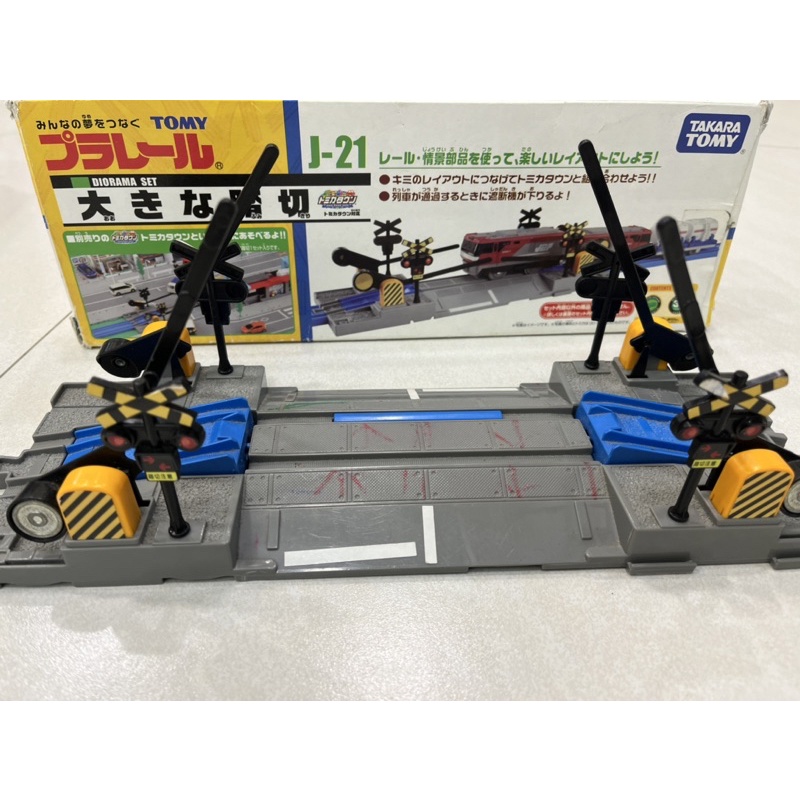 Takara Tomy plarail 火車軌道 J21 踏切 平交道