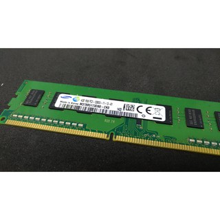 三星 Samsung DDR3 4G 4GB 1600 12800 單面 桌電 記憶體