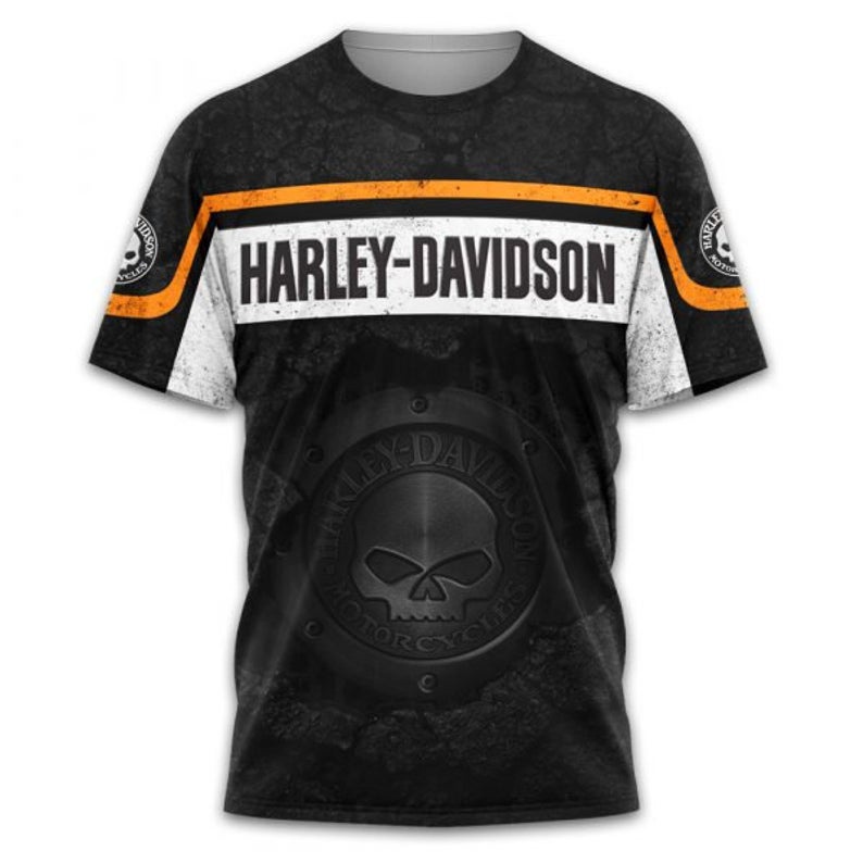 HARLEY DAVIDSON 襯衫摩托車短 2023 哈雷戴維森袖 t 恤