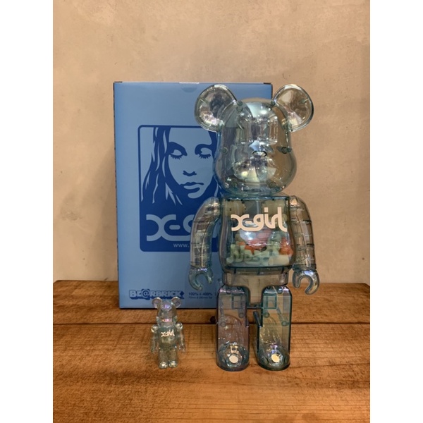 be@rbrick X-girl 2021 400% & 100% ベアブリック