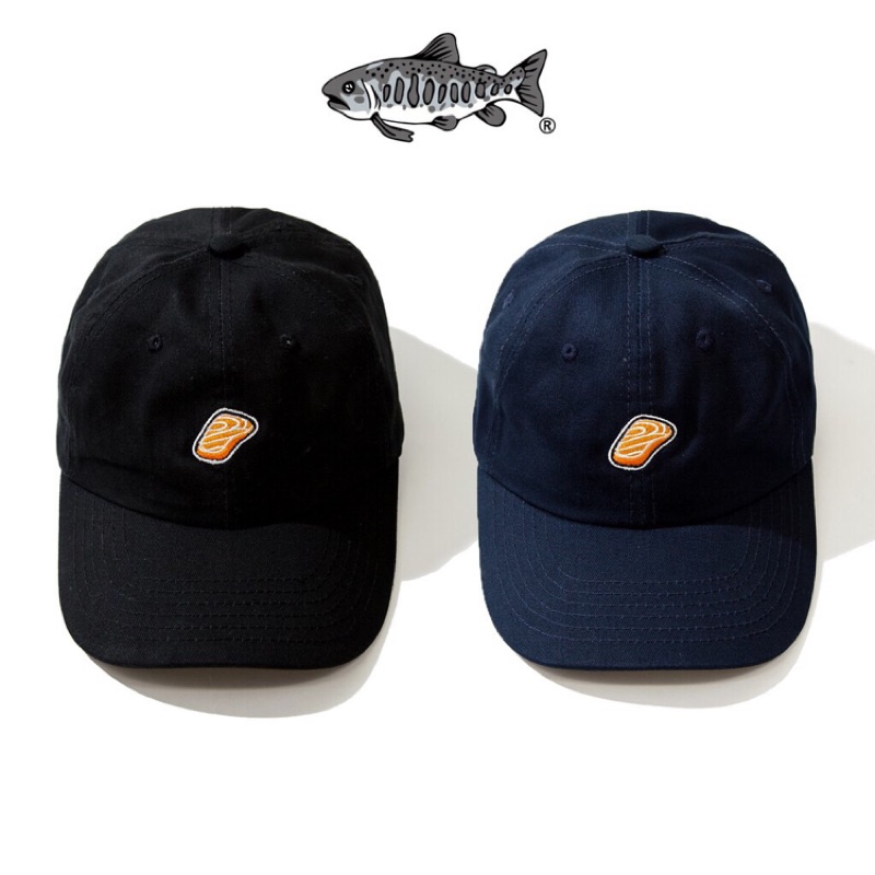 【JKS】SOD x Agility - Sashimi Ball Cap 合作企劃案 鮭魚生魚片六片式彎沿老帽 AV