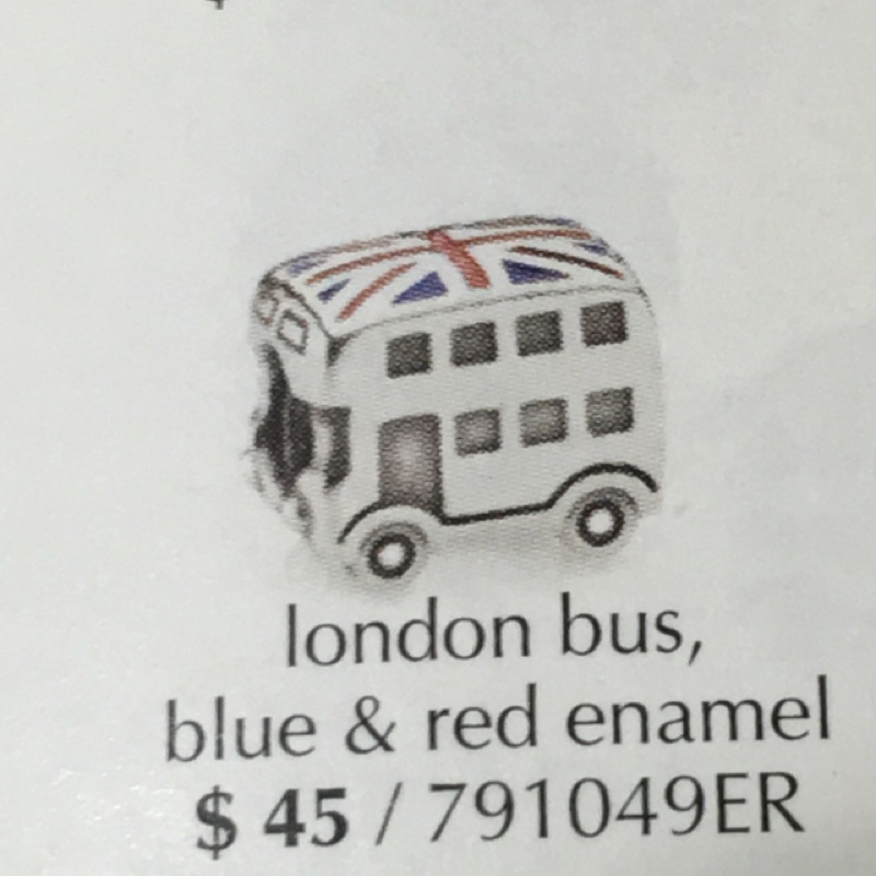 Pandora charms 倫敦巴士 英國小車 潘朵拉 銀飾 純銀 串珠 正品 二手