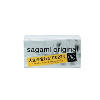 Image of SAGAMI相模元祖 0.02保險套 L號 12入/盒【Donki日本唐吉訶德】58mm 大碼裝 PU 衛生套