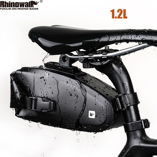 Rhinowalk 1.2L 防水自行車扣尾袋自行車馬鞍包戶外騎行運動包自行車配件