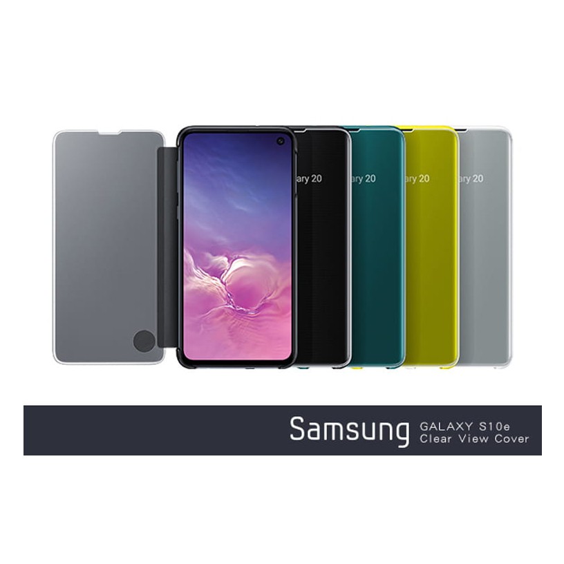 [二手] 三星Samsung S10e G-970F G970F 原廠全透視感應翻蓋皮套 白色 8成新