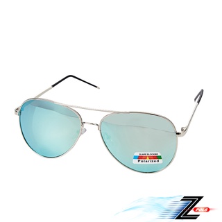 【Z-POLS】潮牌版型金屬細緻設計 頂級REVO電鍍綠Polarized寶麗來偏光抗UV400太陽眼鏡(專櫃太陽眼鏡)