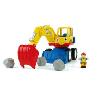 英國 WOW Toys 驚奇玩具-大怪手挖土機德克斯特(巨型怪手能輕鬆挖起任何巨石)