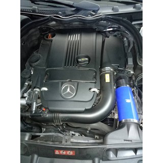 普菲迅國際~BENZ W204 C250強化矽膠進氣導風管