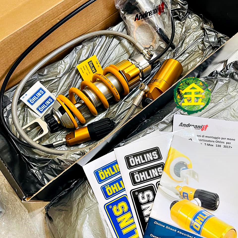 [鑫錡國際]OHLINS TMAX 530 17- TMAX 560 原裝 雙掛瓶 後避震器 AG2006