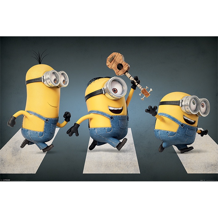 小小兵 Minions (Abbey Road) 神偷奶爸 英國進口海報