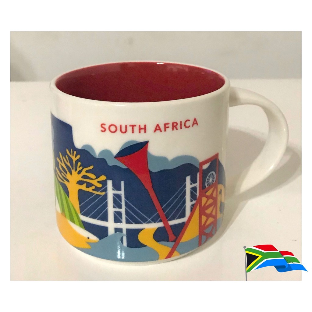 南非 South Africa - 星巴克 國家馬克杯 。國家系列 Starbucks Country Mugs。
