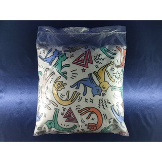 🏰Dream翔 官方 現貨 全新未拆 絨布面登峰抱枕 獨家設計_彩色貓咪 黑大理石 黑變形蟲