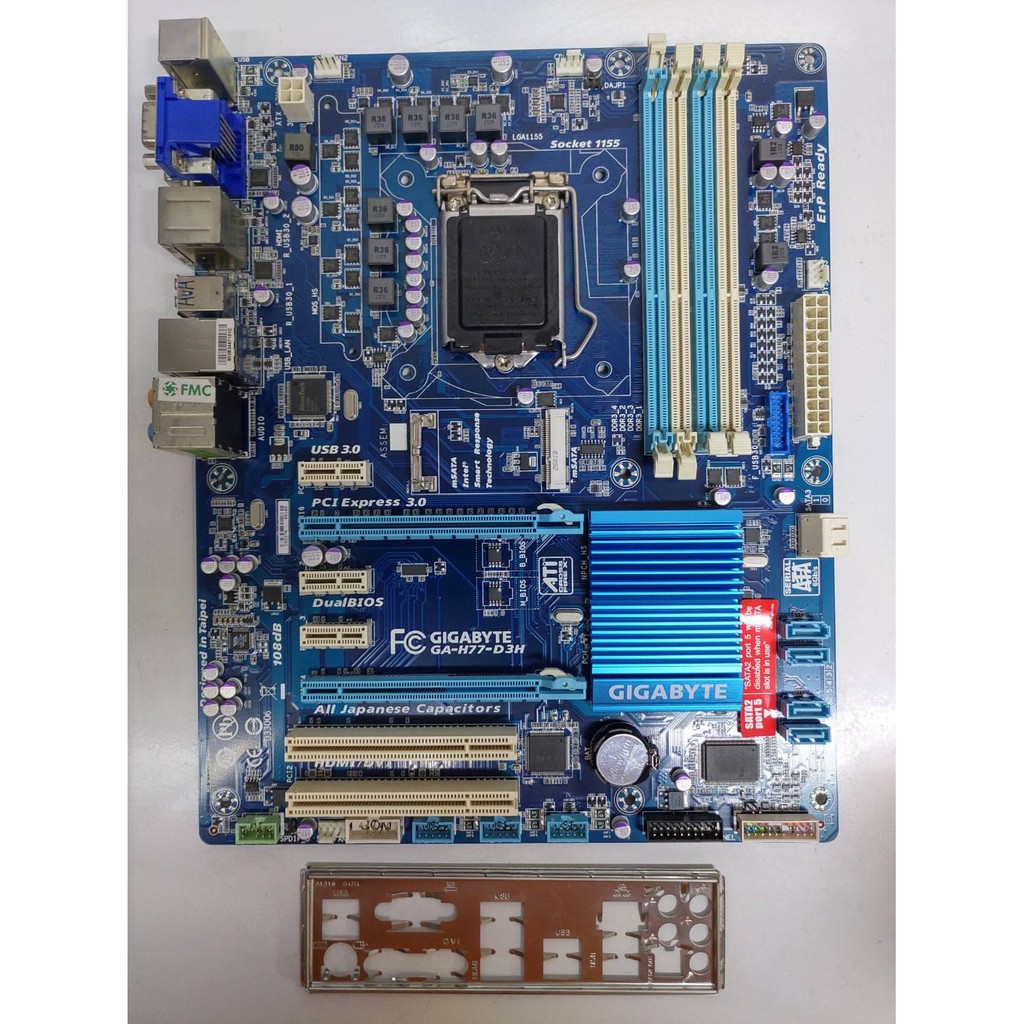 技嘉GA-H77-D3H主機板Motherboard可裝msata.Core i5 i7 2600 3470 3770K