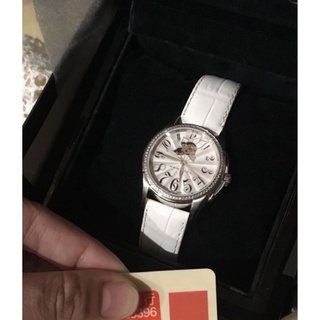 HAMILTON 漢米爾頓鑽錶 機械錶 白色款 收藏沒戴過 女錶 手錶 錶 保值 台北