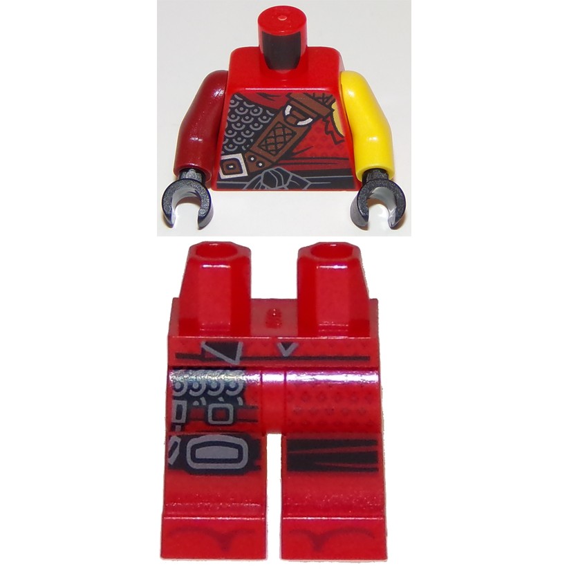 【樂高大補帖】LEGO 樂高 紅色 赤地【973pb3263c01/970c00pb856/70653】