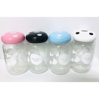 快速出貨 蘑菇玻璃罐 玻璃瓶 玻璃罐 果醬瓶 果醬罐 醬料罐 醬料瓶 收納 收納罐 收納瓶 儲物罐 儲物瓶