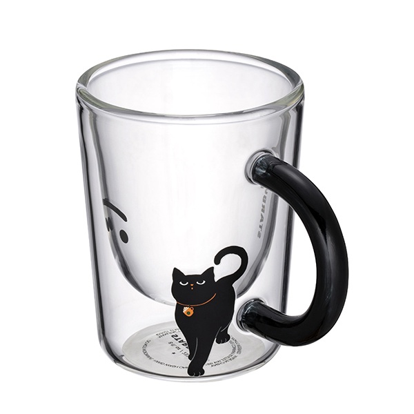 [星巴克] 黑貓精靈搗蛋玻璃杯  原價700