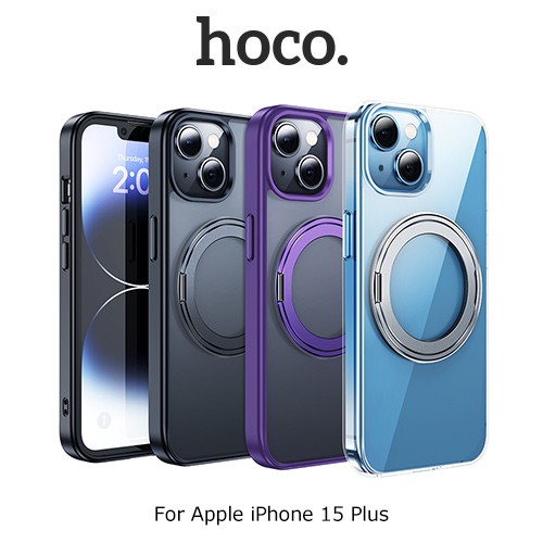 hoco Apple iPhone 15 Plus AS1 旋轉磁吸支點殼 現貨 廠商直送