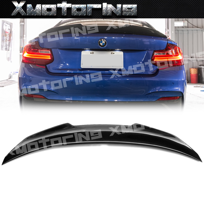 XM碳纖維精品 BMW F22 F87 M2 220 235 240 PSM款 碳纖維尾翼 鴨尾 後擾流 Carbon