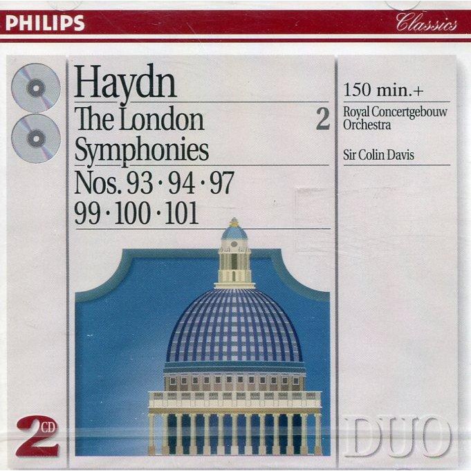 *PHILIPS 古典音樂 海頓 第93，94，97，99，100 & 101號交響曲 2CD 4426142E15