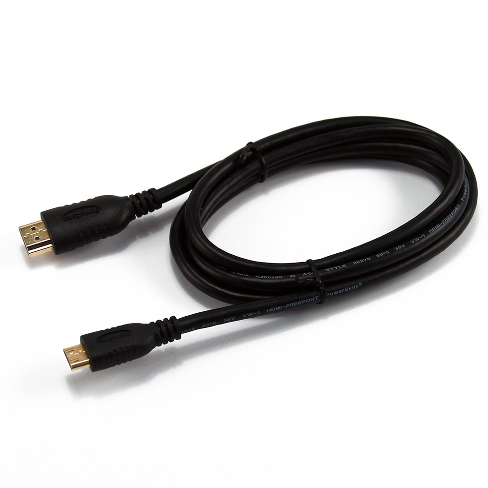 【福利品】群加 PowerSync HDMI 對 Mini HDMI高畫質影音傳輸線 (HDC015B)1.5米