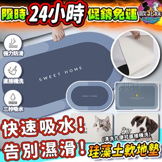【臺灣現貨24H出貨→免運+實拍給你看】珪藻土軟地墊 可捲式 地毯 腳踏墊 踏墊 軟式珪藻土 吸水浴室地墊 矽藻土 門墊