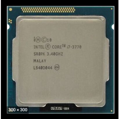 愛寶買賣 二手保7日 Intel i7-3770 三代4C8T 模擬八核心頂級 處理器 Cpu SR0PK i7 377