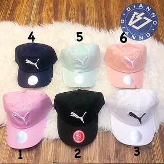 帝安諾-Puma Baseball Cap 白 黑 湖水綠 白色 黑色 深藍 粉 基本款 棒球帽 帽子 052919