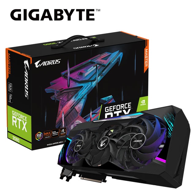 [崴勝3C][全新未拆] 技嘉 AORUS GeForce RTX 3080 MASTER 12G 顯示卡