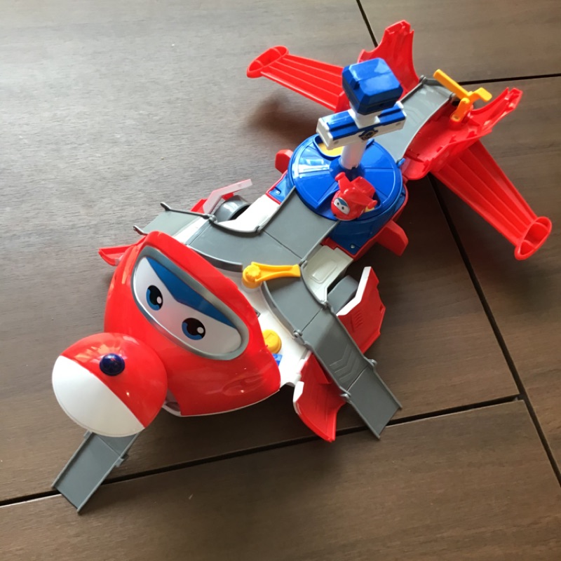 Super Wings 杰特行動塔台中心_ AL36363(內含1台迷你杰特 大飛機可展開)