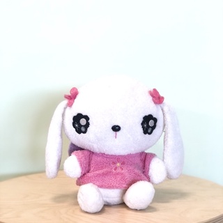 二手絕版！韓國愛寶樂園玩偶-粉紫色兔子精靈娃娃