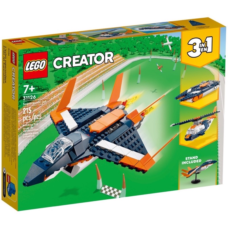 Home&amp;brick LEGO 31126 超音速噴射機 Creator