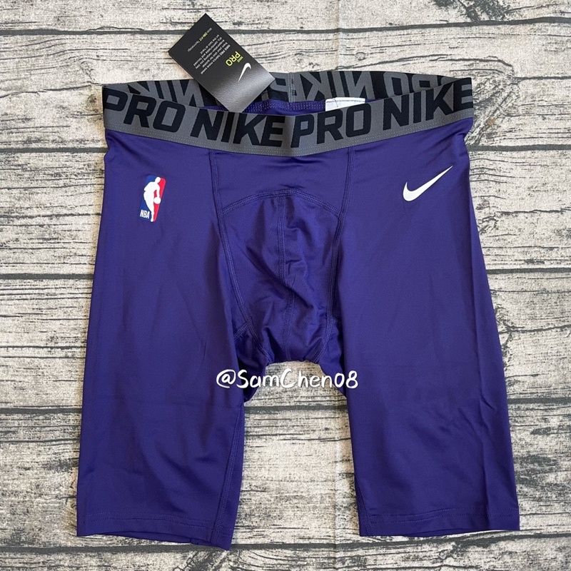 Nike Pro NBA 湖人 球員版  緊身 束褲 籃球褲 短褲 緊身褲 訓練褲 LBJ JAMES KOBE