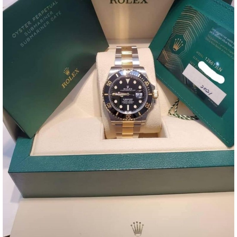 『已交流』👏勞力士 126613LN 半金 黑水鬼 ROLEX Submarine 水鬼 126613 LN 新式保卡