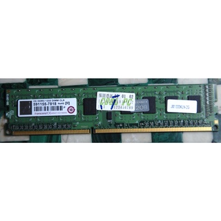 Transcend DDR3 2GB-1333 CL9 單面顆粒 桌上型電腦專用記憶體
