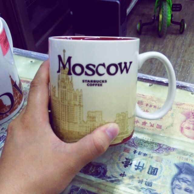 我最便宜。星巴客城市((莫斯科))馬克杯。