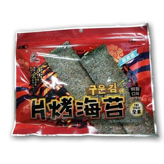 酥爆好吃海苔/良澔 片烤海苔椒鹽味 36g原味/素食/台灣